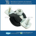 (1/2 inch) Zinc Plated Pipe Clamp with EPDM